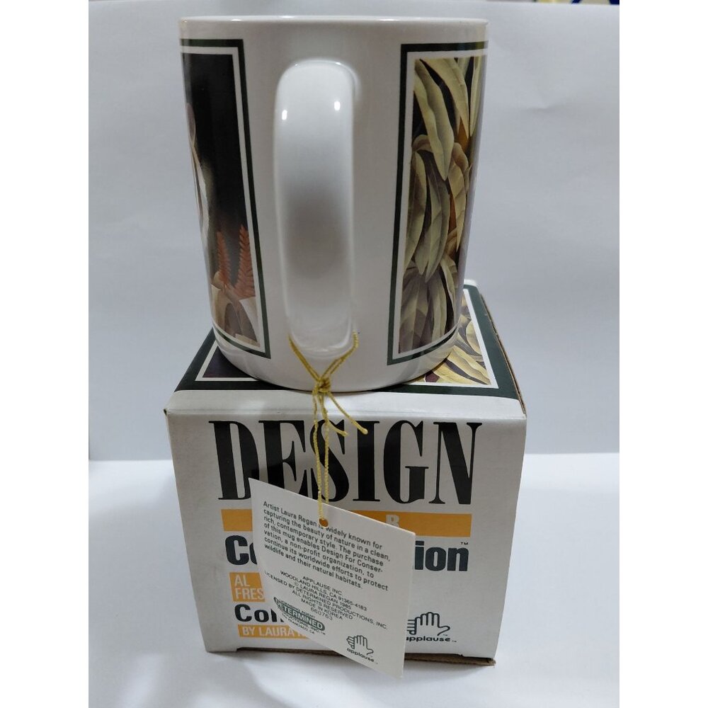 Vintage NOB Tiger Illustration Conservation Al Fresco Mug By Laura Regan - Picture 6 of 8
